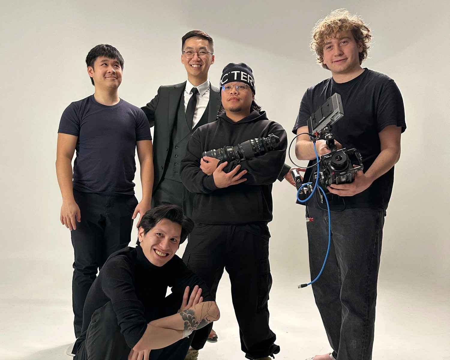 The production crew