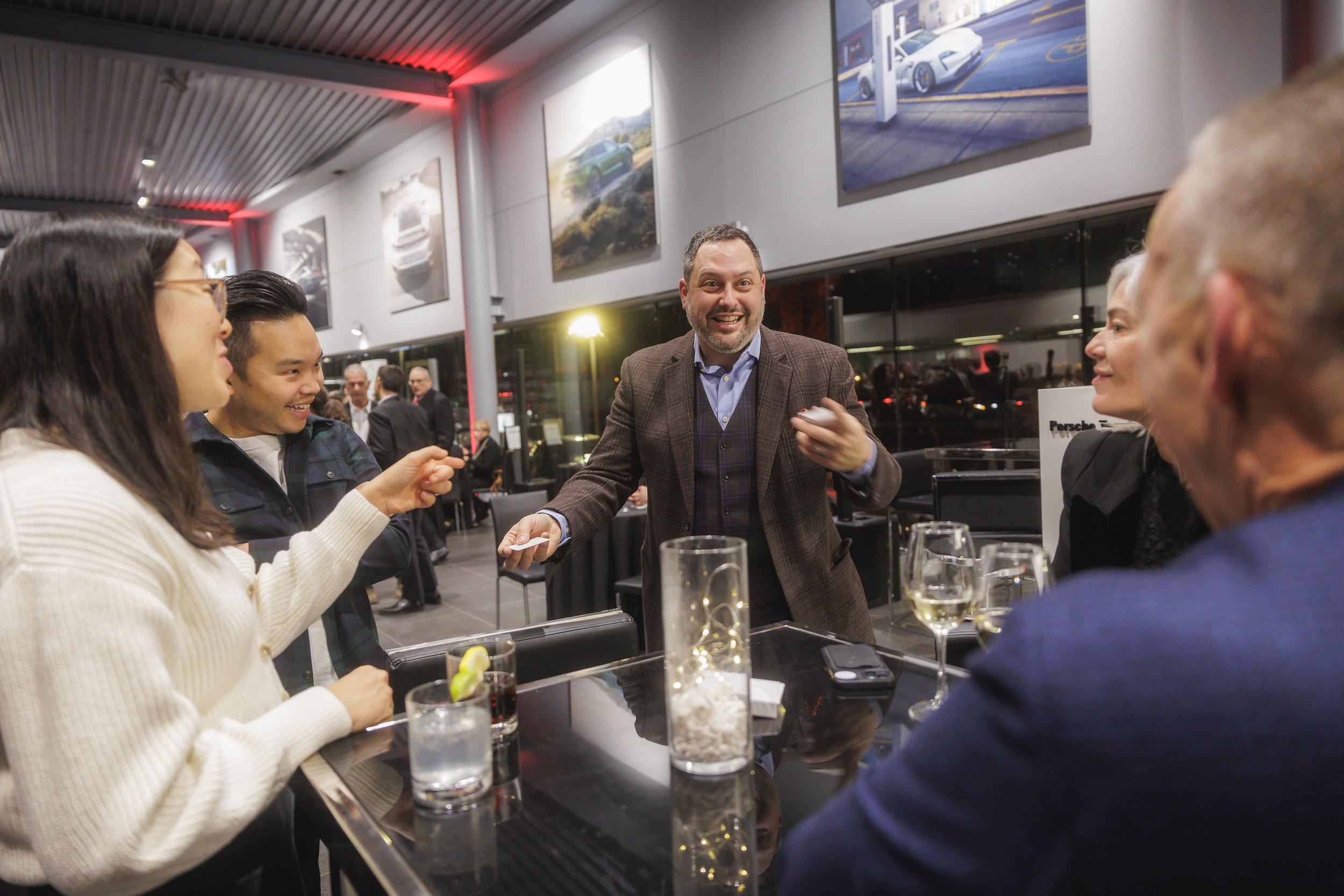 Magie de proximité pendant le cocktail dînatoire